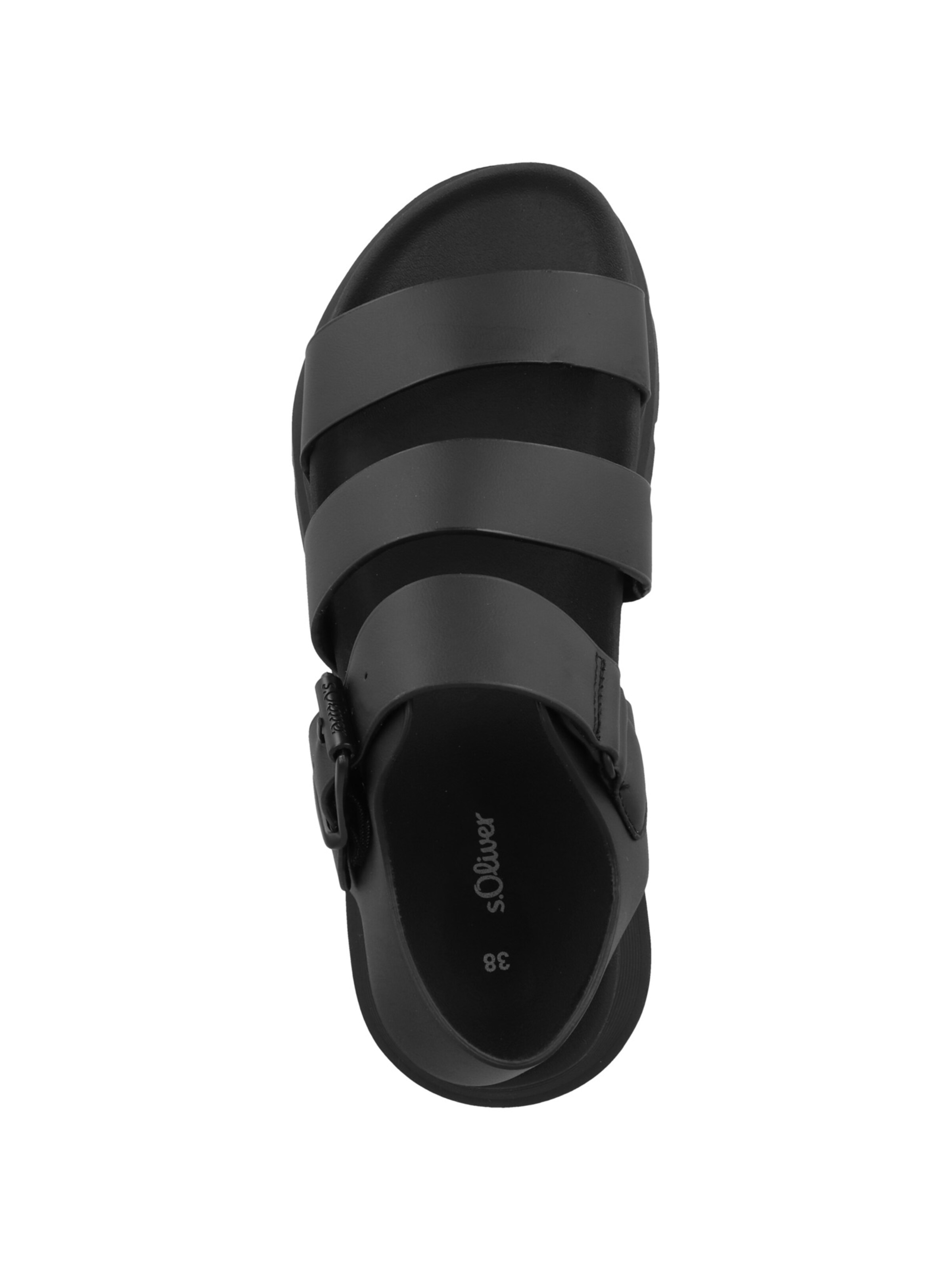 s.Oliver Sandale in Schwarz