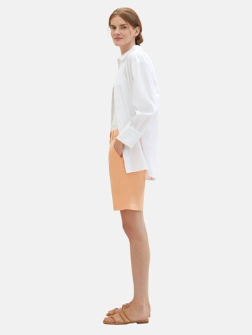 TOM TAILOR Loosefit Shorts in Orange