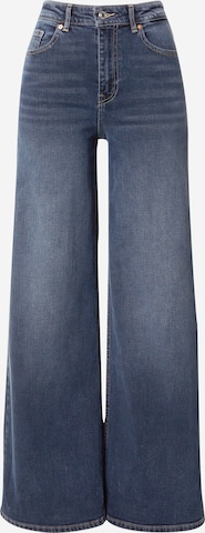 Tally Weijl - Perna larga Calças de ganga em azul: frente