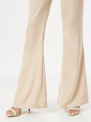 Flared Pantaloni con pieghe di Misspap in grigio