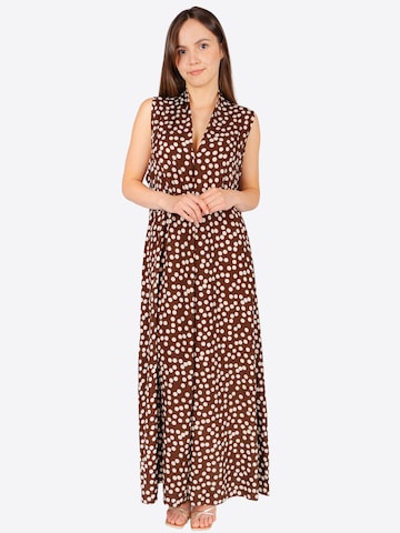 Seasons of April Summer dress 'Grace' in Brown
