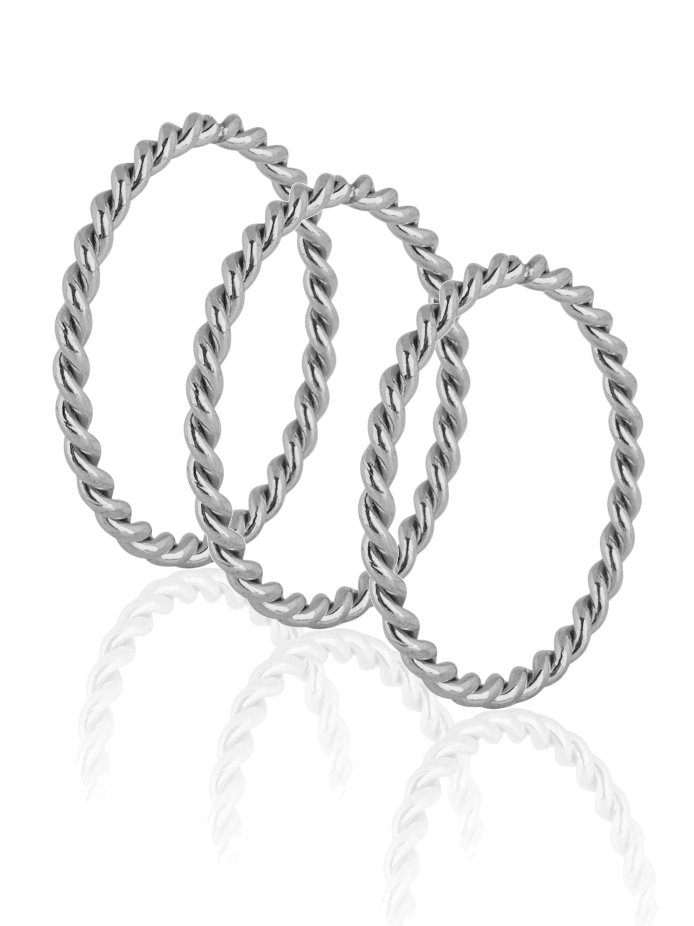 Akitsune Ring 'Mare' in Silver: front