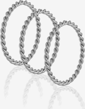 Akitsune Ring 'Mare' in Silver: front