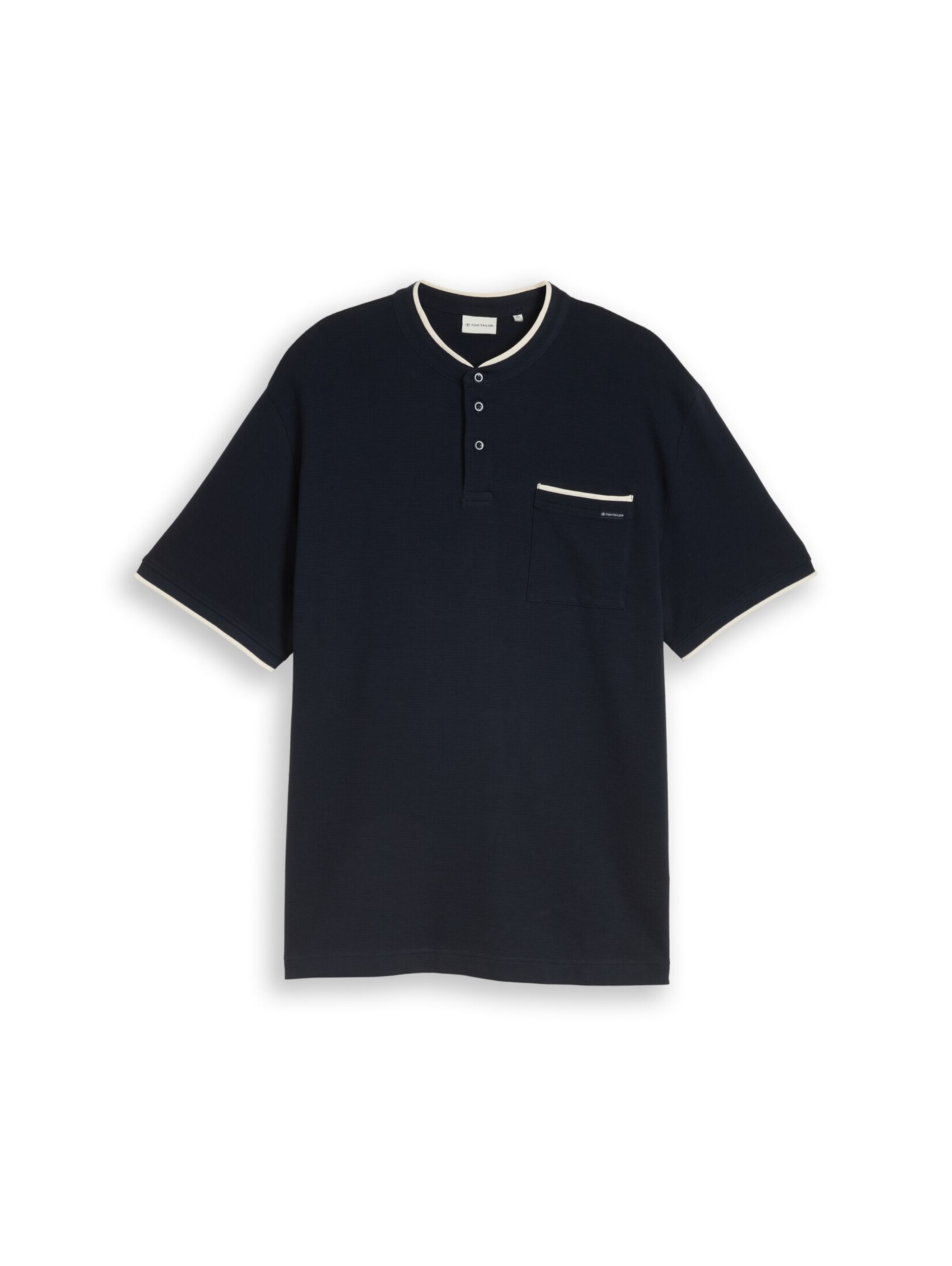 T-Shirt TOM TAILOR Men + en bleu : devant