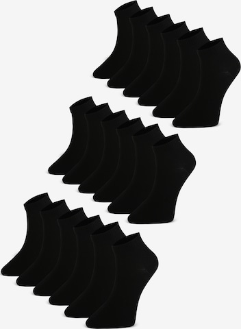 Crea Socks Avokassukat värissä musta: etupuoli