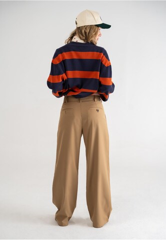 Wide Leg Pantalon 'SoHo' Prohibited en marron