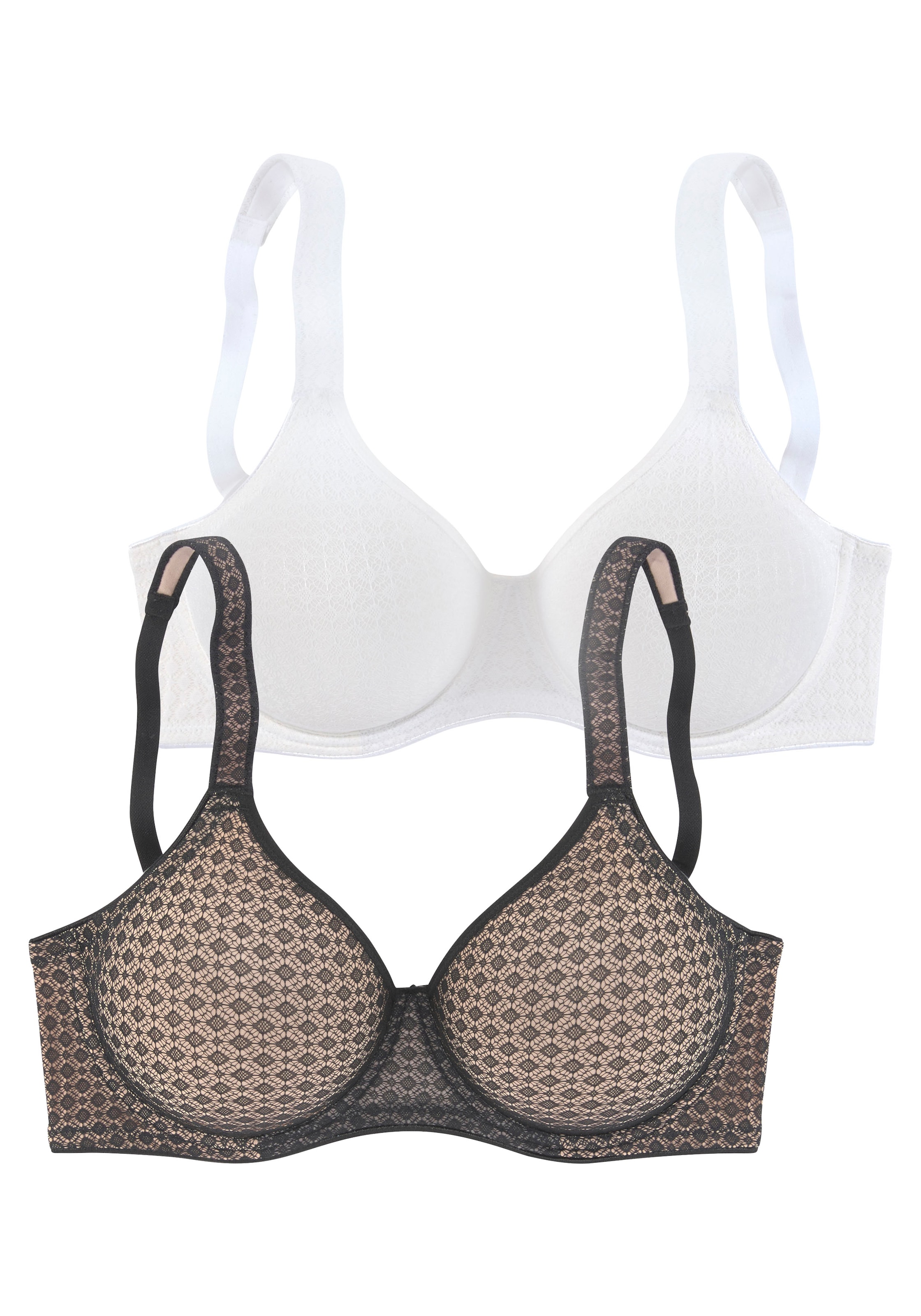 PETITE FLEUR T-shirt Podprsenka – bílá: přední strana