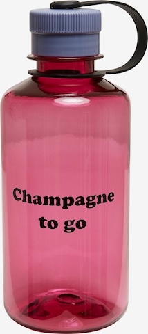 Urban Classics Drinking Bottle 'Champagne To Go' in Purple: front