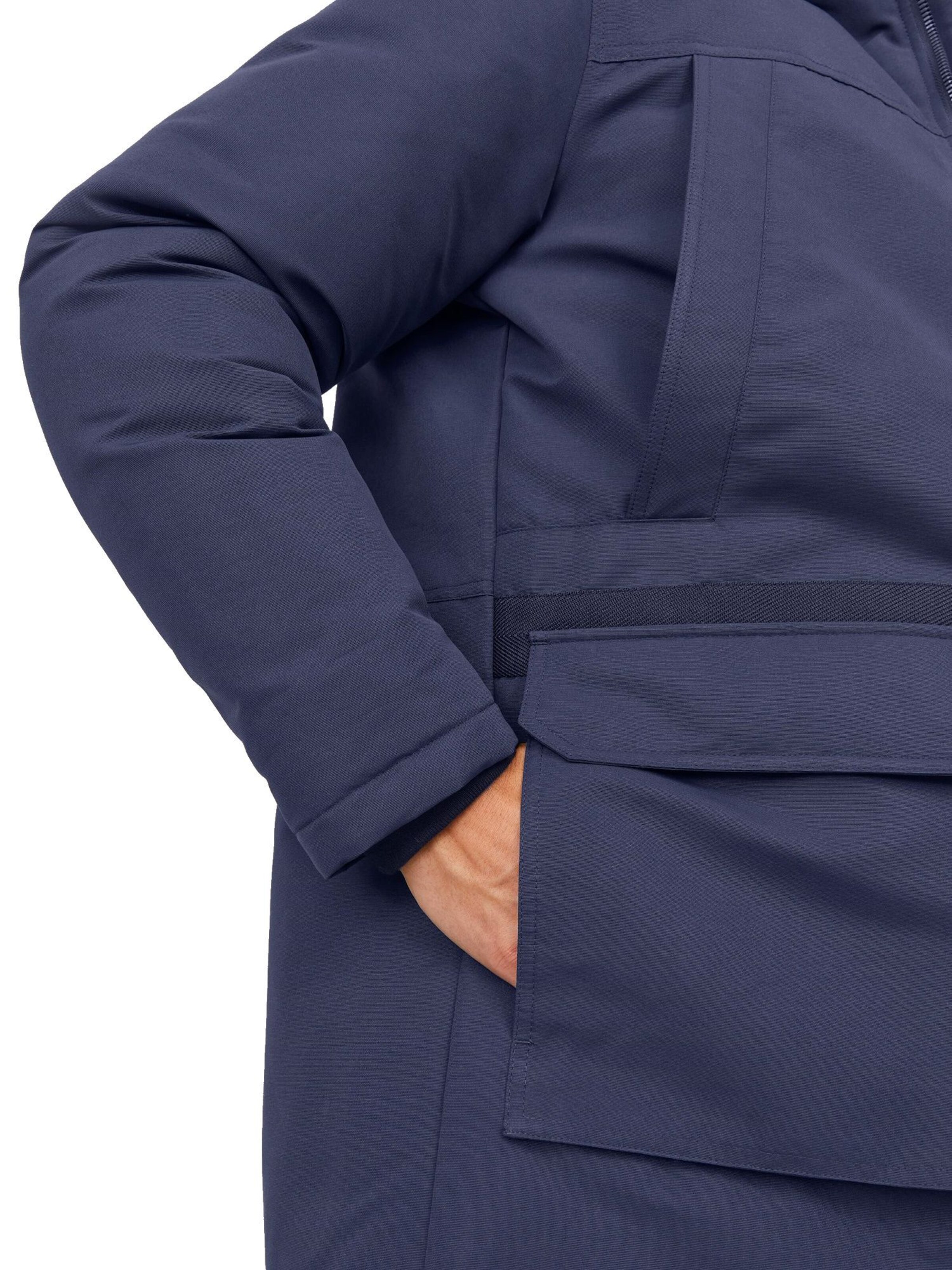 JACK & JONES Overgangsfrakke 'Wing' i blå