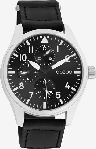 OOZOO Analog Watch in Silver: front