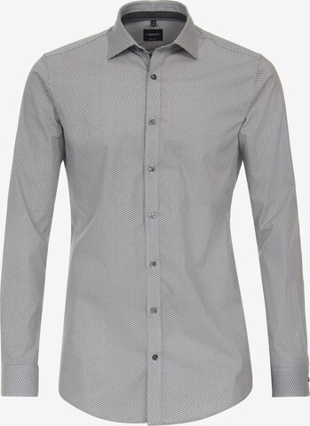 VENTI Business Shirt in Grey: front