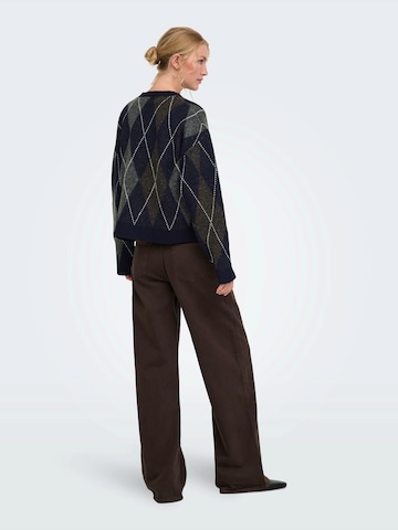 ONLY - Jersey 'ONLRhombus' en azul
