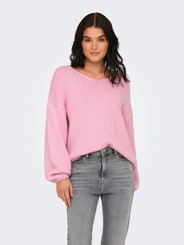 JDY Sweater 'JDYDinea' in Red: front