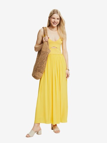 Robe ESPRIT en jaune : devant