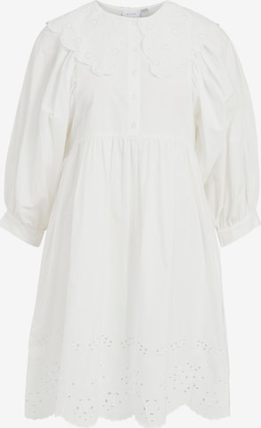 VILA Shirt Dress 'DYANNAS' in White: front