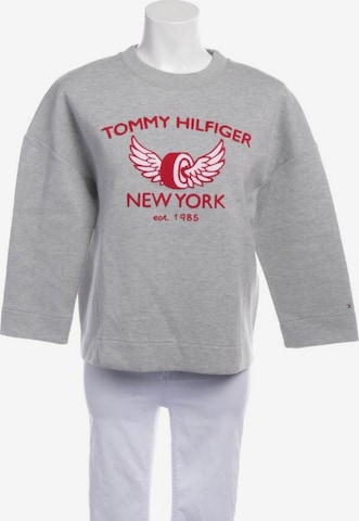 TOMMY HILFIGER Sweatshirt & Zip-Up Hoodie in M in Grey: front