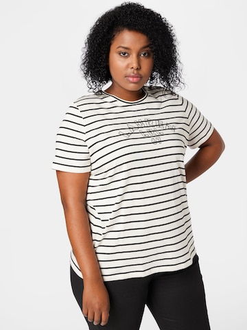 Lauren Ralph Lauren Plus T-Shirt 'KATLIN' in Beige: predná strana
