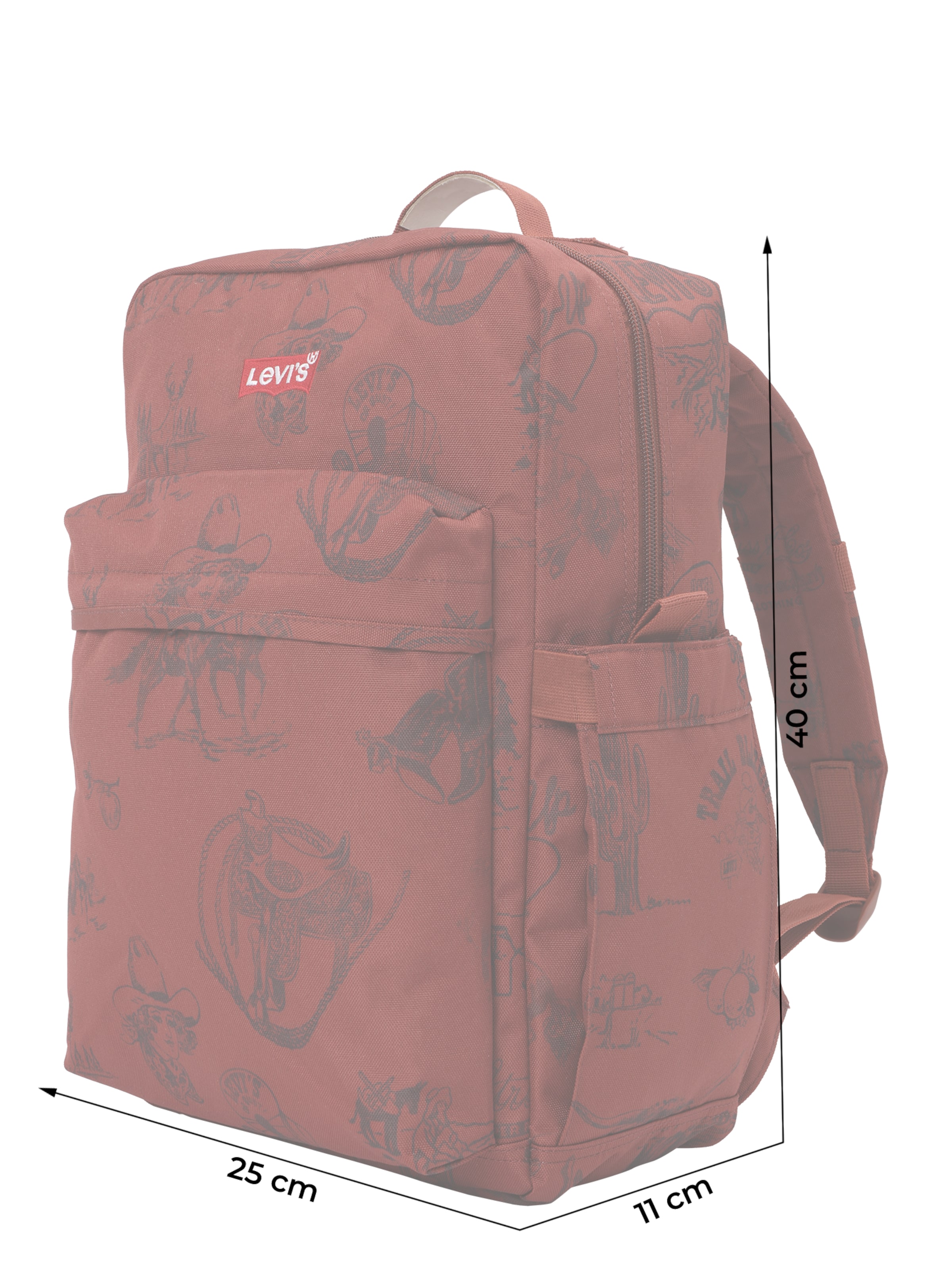 LEVI'S ® Batoh 'L-Pack Standard Issue Backpack' - Červená