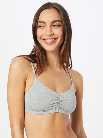 Free People Bralette Bra in Grey: front