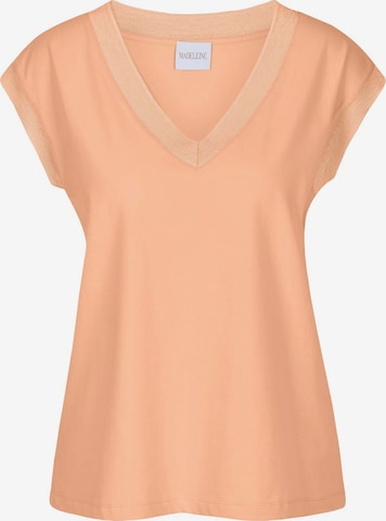 T-shirt MADELEINE en orange : devant