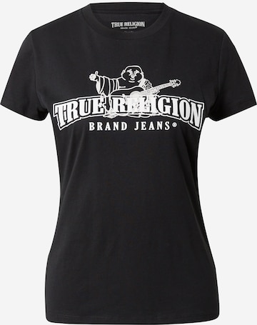 True Religion Koszulka w kolorze czarny: przód