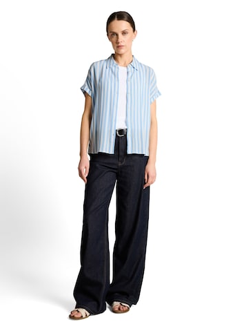 TOM TAILOR Bluse i blå