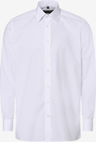 Finshley & Harding Regular fit Button Up Shirt in White: front