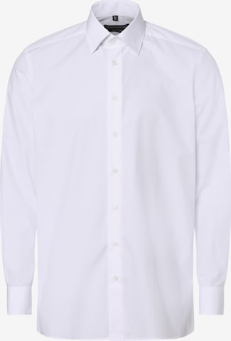 Finshley & Harding Regular fit Button Up Shirt in White: front