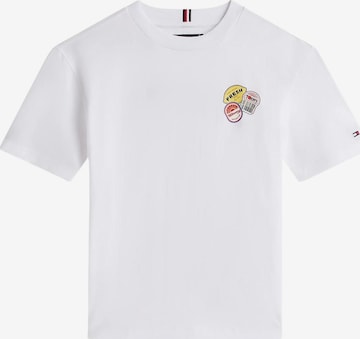T-Shirt TOMMY HILFIGER en blanc : devant