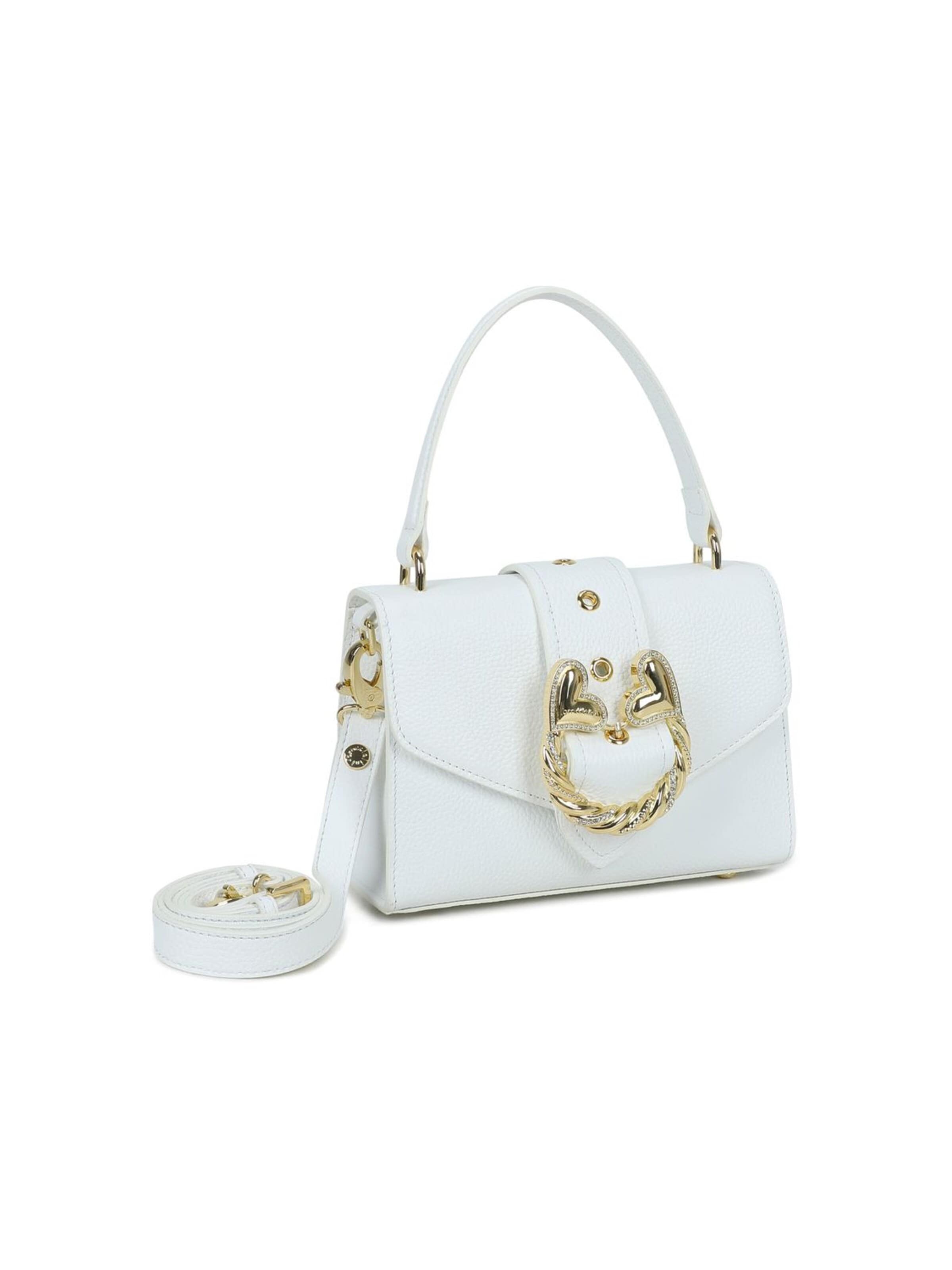 Borsa a mano 'Baroque' di Braccialini in bianco