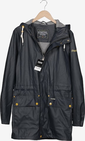 Schmuddelwedda Mantel S in Blau: Vorderseite