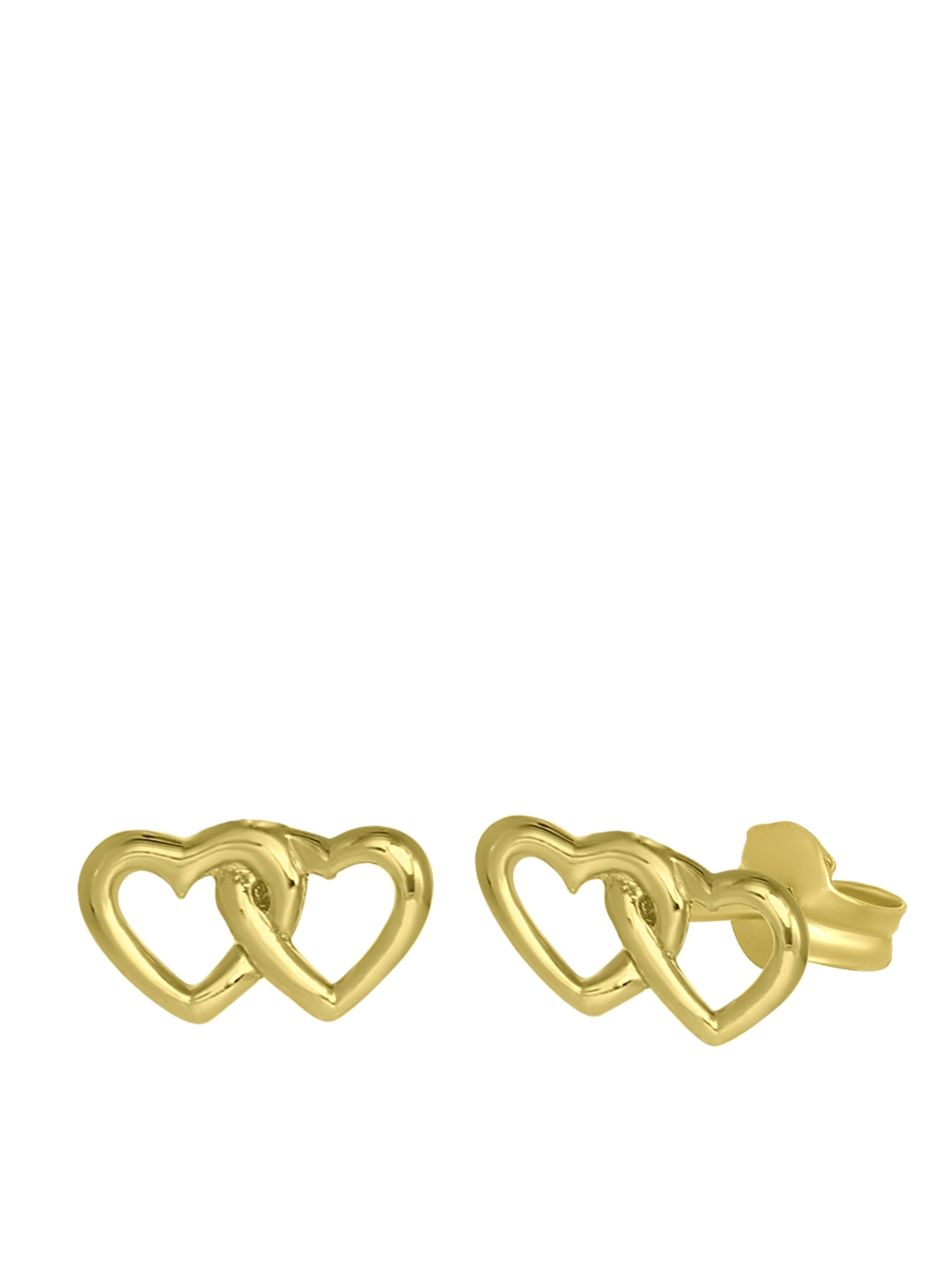 Lucardi Earrings in Gold: front