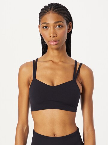 NIKE Bustier Sport-BH in Schwarz: predná strana