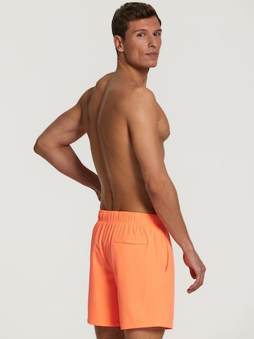 Shiwi Zwemshorts 'easy mike solid 4-way stretch' in Oranje