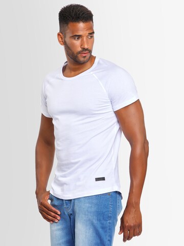 Alessandro Salvarini T-Shirt in Weiß: Vorderseite