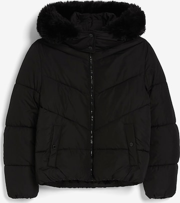 Veste d’hiver Bershka en noir : devant