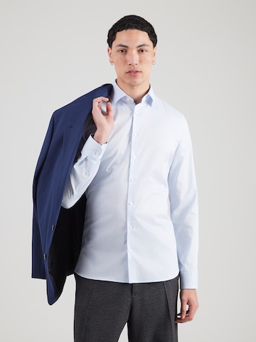 Coupe slim Chemise 'No 6' OLYMP en bleu : devant