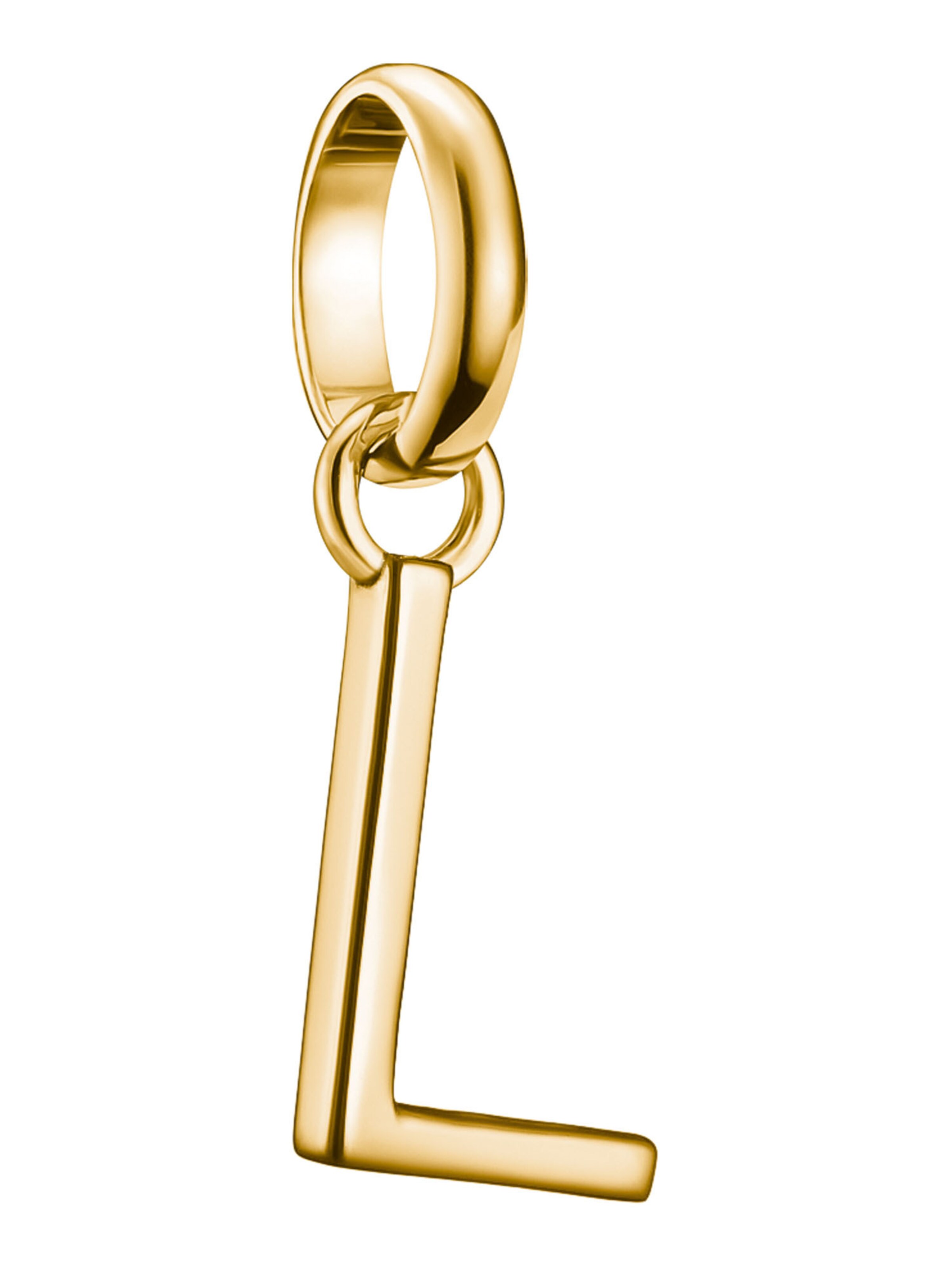 Thomas Sabo Anhänger 'Buchstabe L' in Gold: Vorderseite