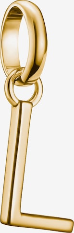 Thomas Sabo Anhänger 'Buchstabe L' in Gold: Vorderseite