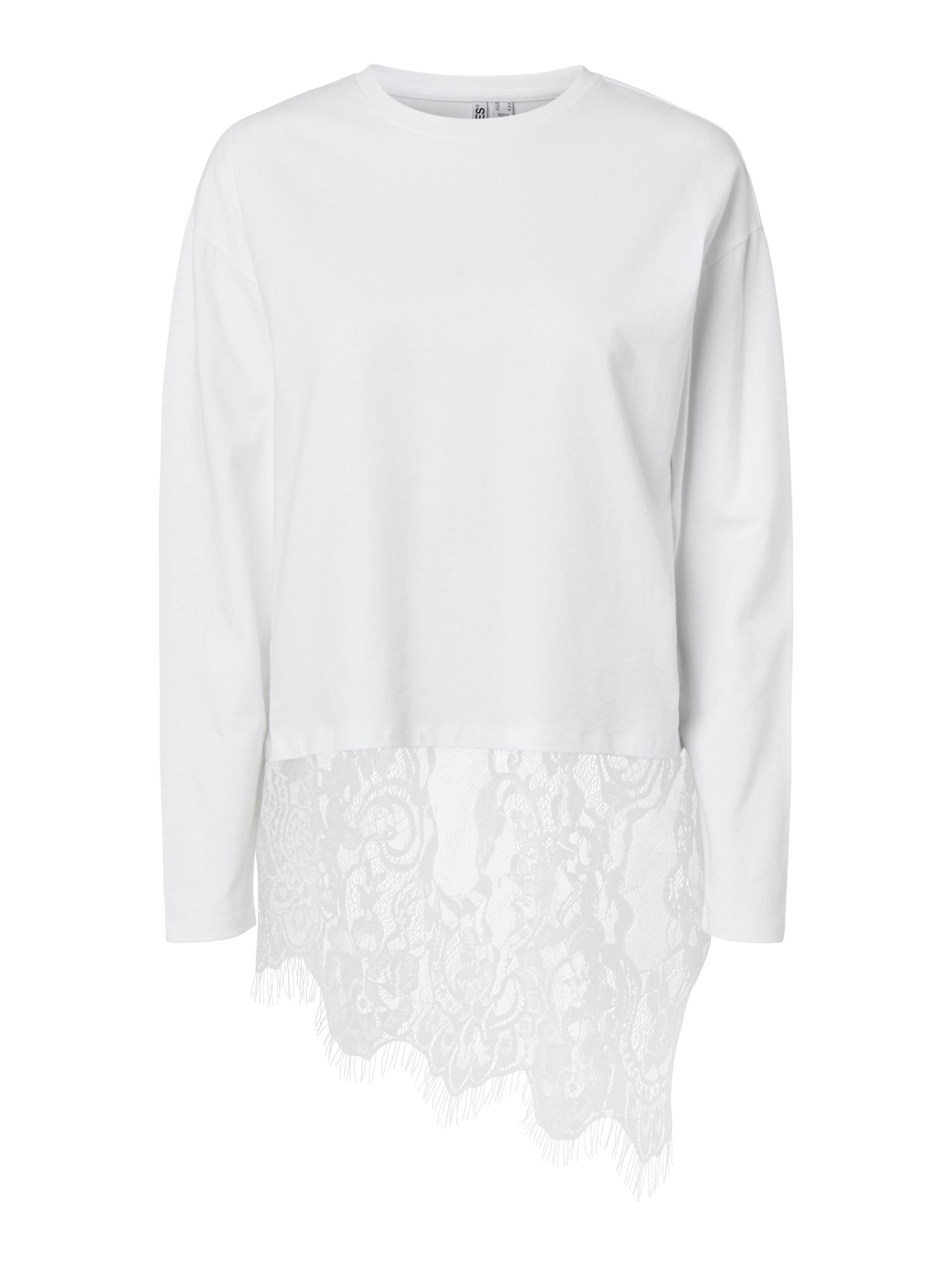 PIECES Shirt 'PCMave' in Weiß: Vorderseite