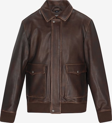 DreiMaster VintagePrijelazna jakna - smeđa boja: prednji dio