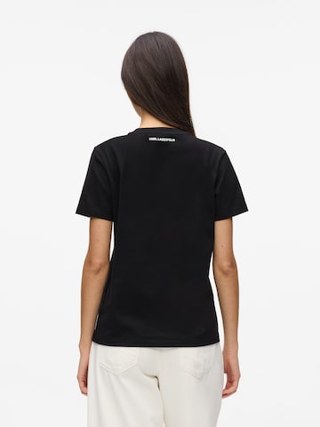 Karl Lagerfeld Μπλουζάκι 'With Love' σε μαύρο