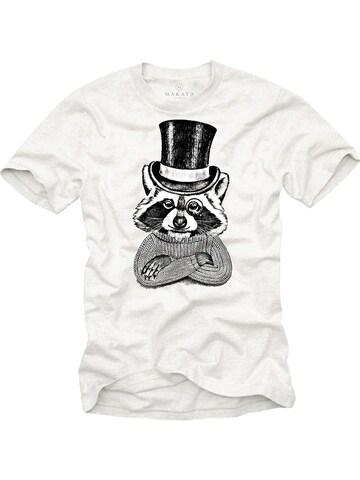 MAKAYA Shirt in White: front