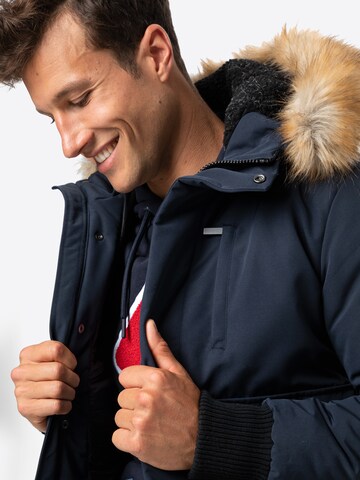 Superdry Between-Season Jacket 'Everest' in Blue