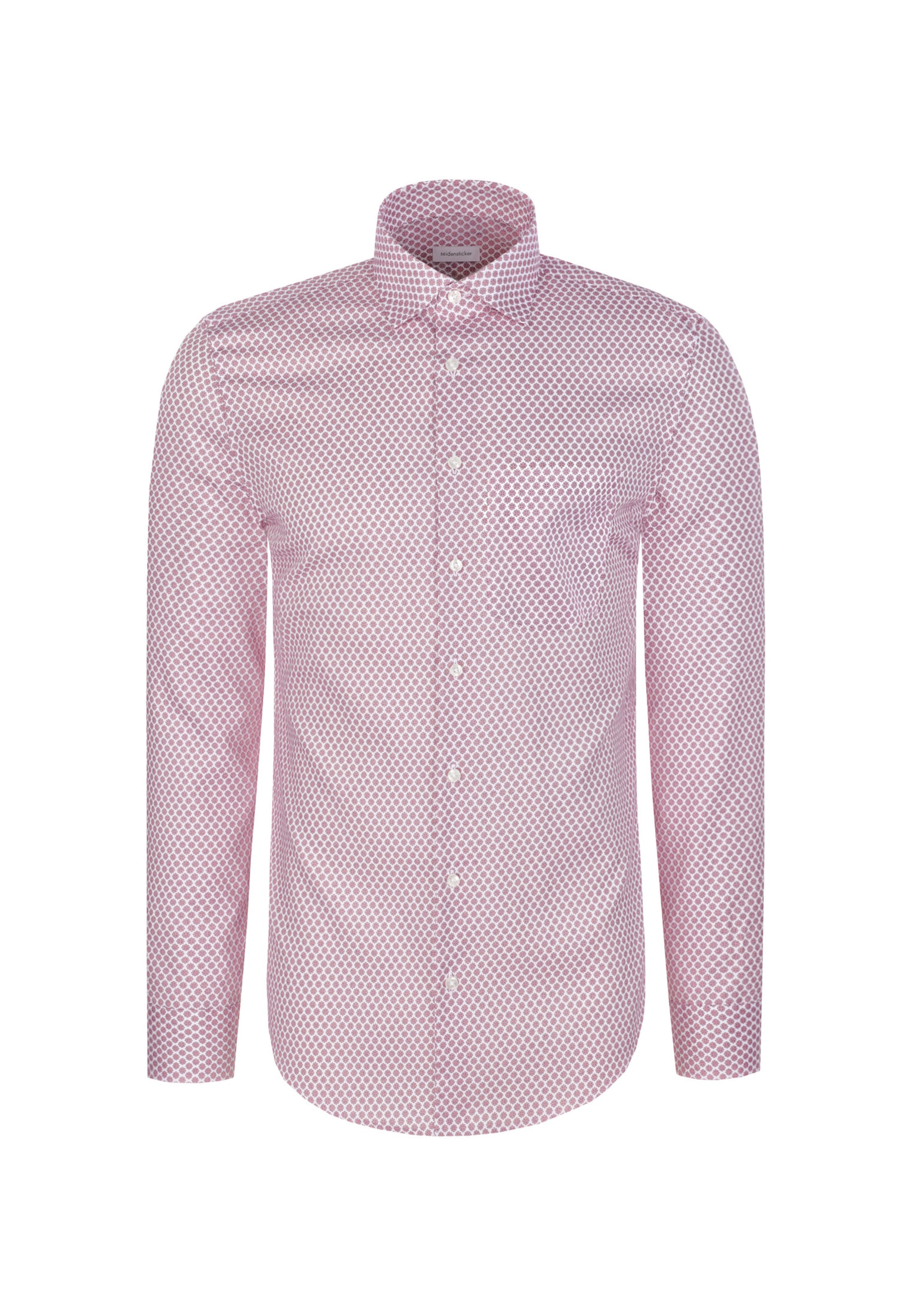 Coupe regular Chemise business 'Schwarze Rose' SEIDENSTICKER en rose