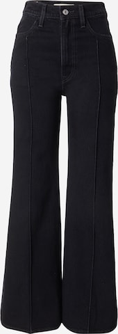 LEVI'S ®Flared/zvonoliki kroj Traperice 'Ribcage Bells Western' - crna boja: prednji dio