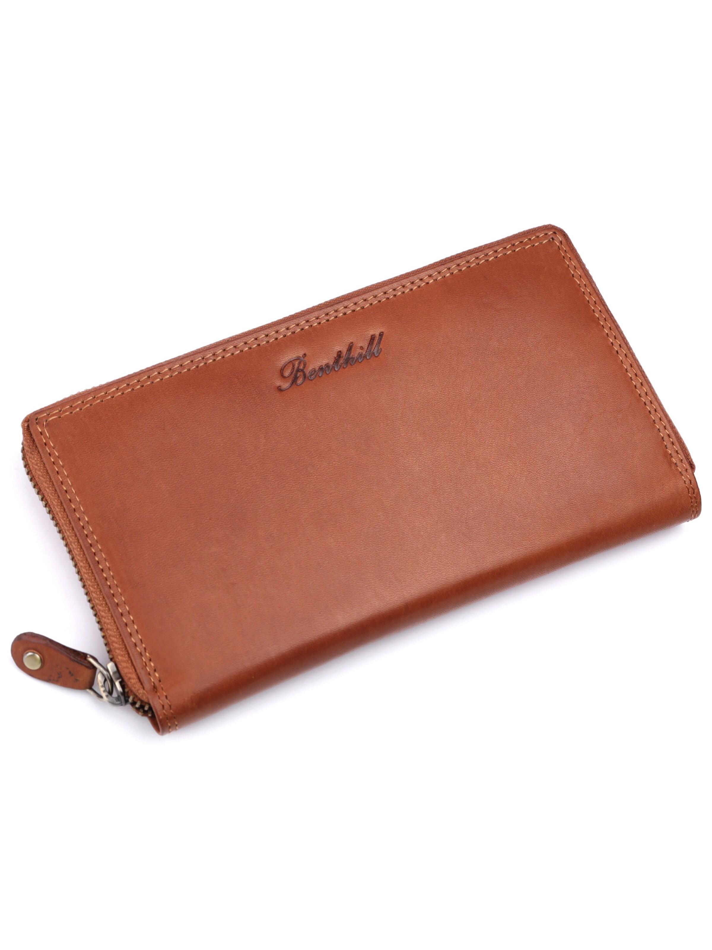 Benthill Wallet in Brown: front