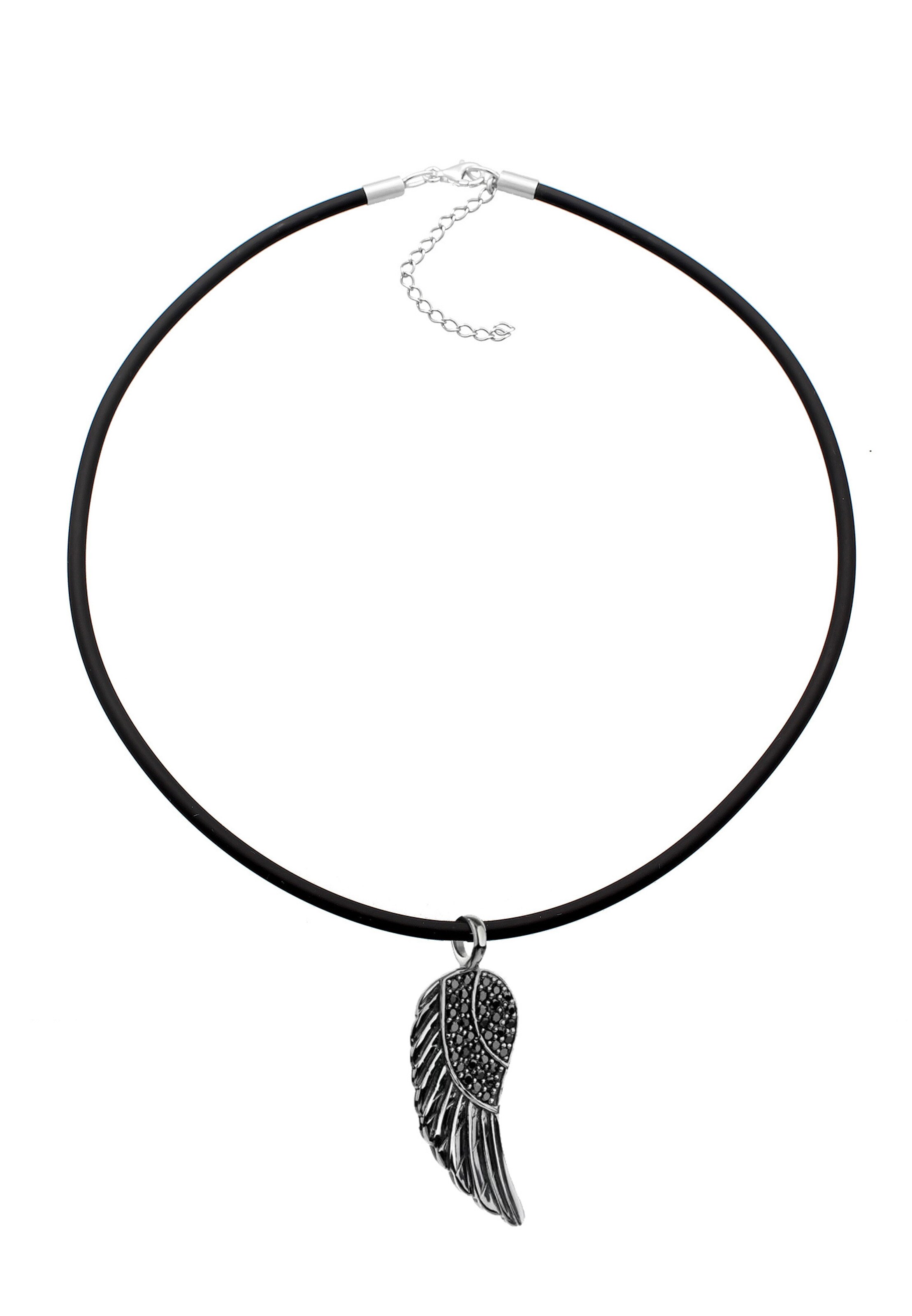 Nenalina Kette in Schwarz: Vorderseite