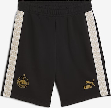 Regular Pantalon de sport 'FC Red Bull Salzburg King' PUMA en noir : devant