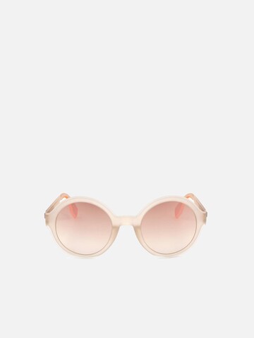 ADIDAS ORIGINALS Zonnebril 'Adidas Original OR0080 Shiny light brown 51/24/140 Women Sunglasses' in Roze: voorkant